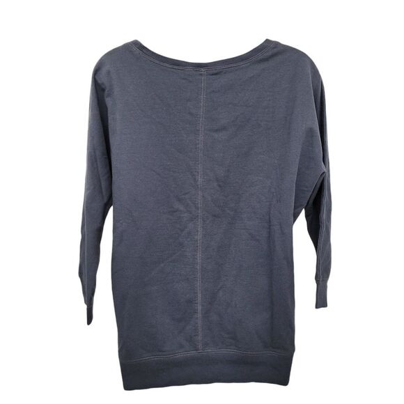 2/$20 Old Navy Grey Top Blouse 100% Cotton Size: Small - Picture 5 of 7